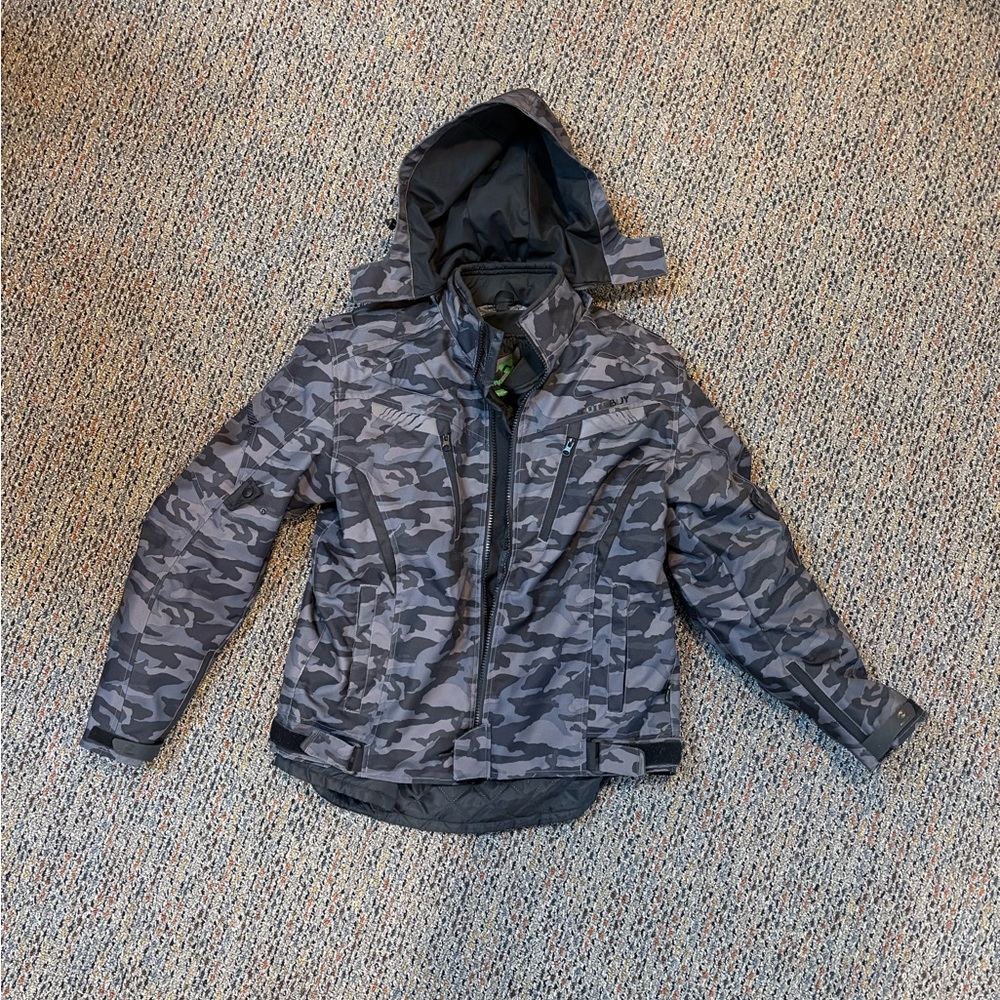 Men’s Motorcycle Jacket with Removable Lining